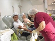 Передвижной комплекс переливания крови работал в Горячем Ключе