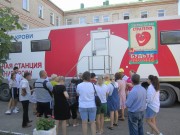 14 июля состоялся очередной выездной День Донора в поселке Черноморском Северского района 14 июля состоялся очередной выездной День Донора в поселке Черноморском Северского района